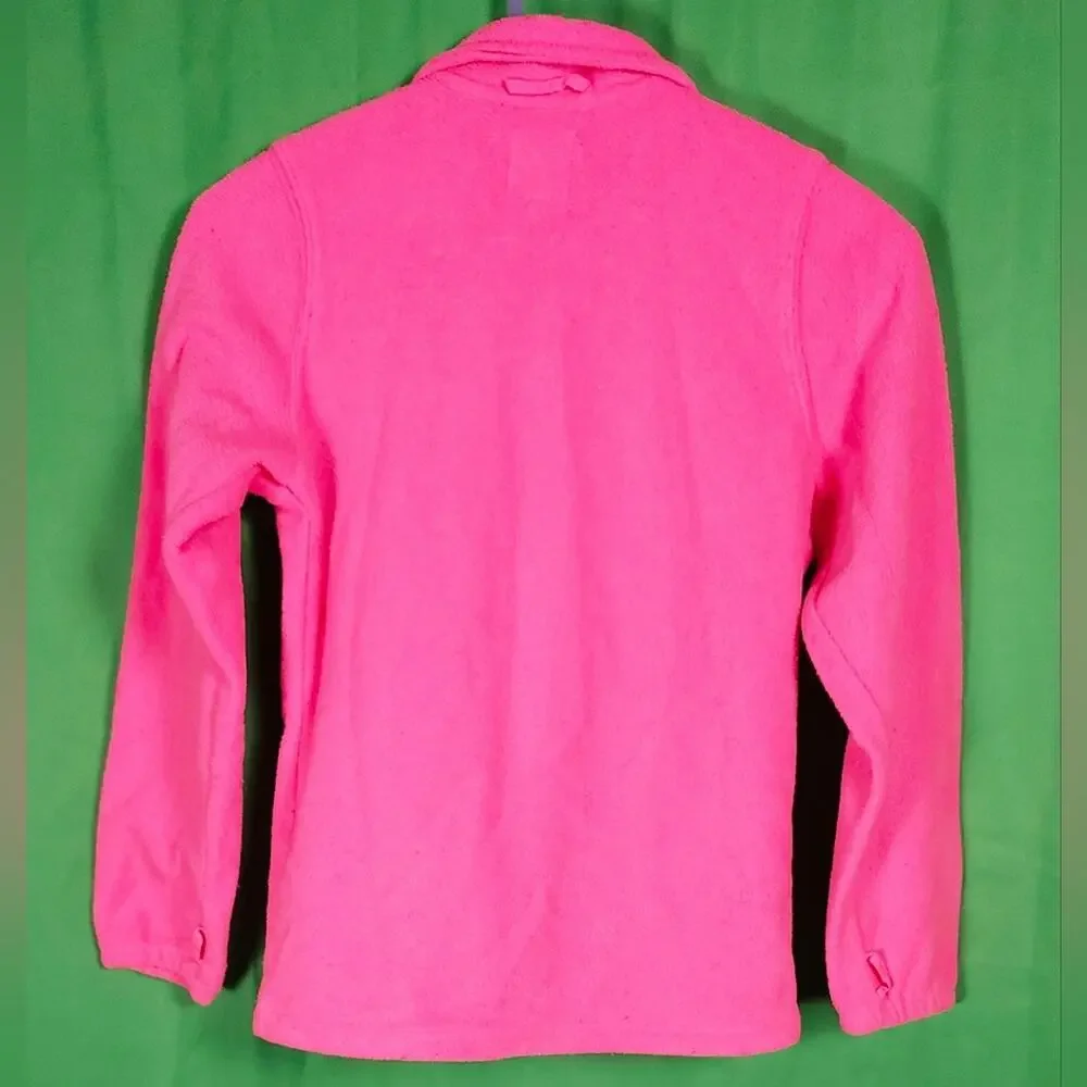 Girls Children’s Place Fleece Jacket L/G 10/12 Bright Pink